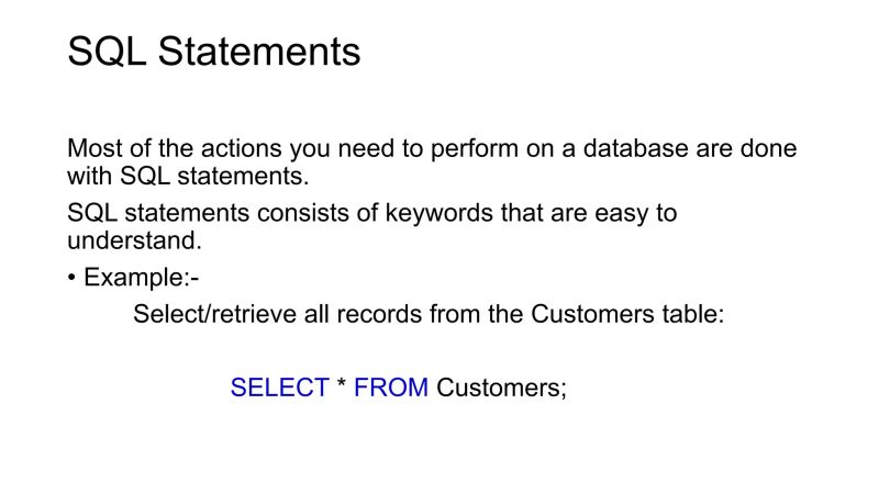 Sql Syntax Pptx Databases Computer Software And Applications - Incredible Ocean Photo - Retina