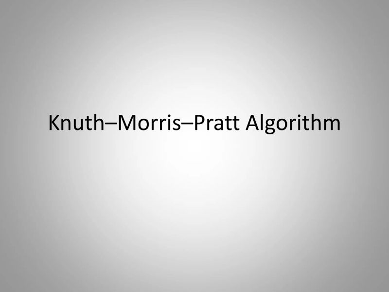 String Matching Algorithms Pattern Matching Pptx - Desktop Dark Arts for Desktop