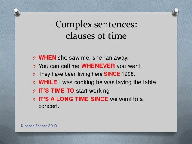 An action done with haste. Syntax Multiple Sentences