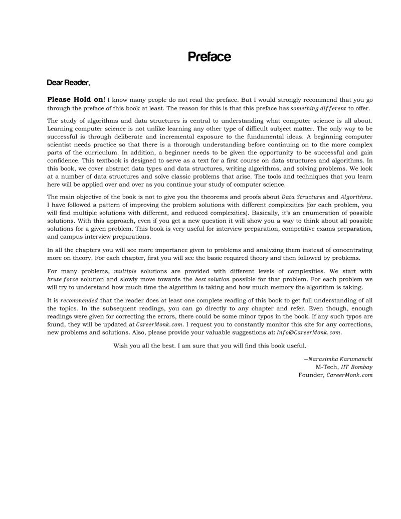 Table Of Contents Data Structure And Algorithmic Thinking With Python Pdf Computing - Perfect Nature Picture - 4K