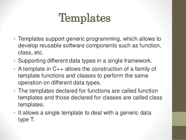 Each template is ready to use, fully customizable, . Templates presentation