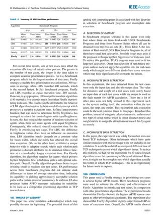 Table 1 From Test Case Prioritization Using Firefly Algorithm For - Ultra HD Colorful Illustration - 4K