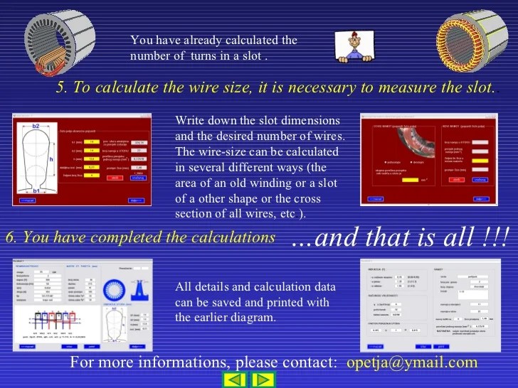 Three Phase Ac Winding Calculation
