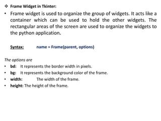 Frame Widgets In Python Tkinter Gui Programming Tkinter In Hindi - Premium Dark Picture Gallery - 4K