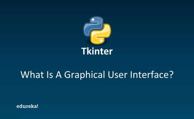 Tkinter Python Tutorial | Python GUI Programming Using Tkinter Tutorial ...