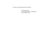 To Analyze Cargo Loading Optimization Algorithm Doc