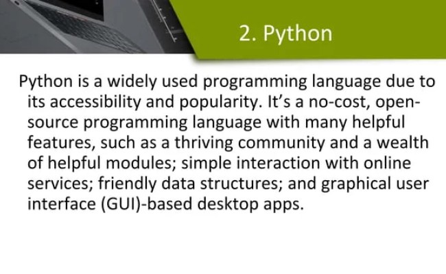 Top 8 Programming Languages For Beginners To Learn In 2023.pptx