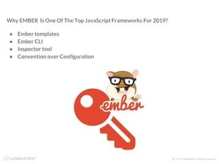 Top Java Script Frameworks For 2019 Ppt - City Image Collection - Desktop Quality