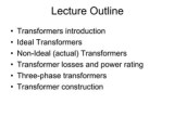 Transformers Tutorial Pdf Physics Science