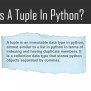 What Is Tuple In Python? | Python Tuple Tutorial | Edureka | PDF