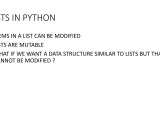 Part 6 Python Tutorial Tuples In Python With Examples Pptx