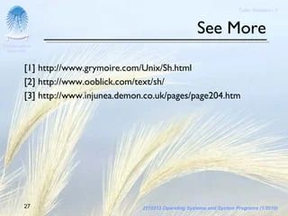 Sysprog Tutor 03 Unix Shell Script Programming Ppt - Modern Ultra HD Geometric Images | Free Download