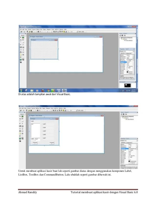 Pada tutorial ini anda akan belajar bagaimana membuat aplikasi client server menggunakan visual basic &amp; Tutorial Membuat Aplikasi Kasir Dengan Vb 6 0