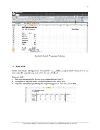 Microsoft Excel 2007 Formula Tutorial Pdf Damermob - HD Light Pictures for Desktop
