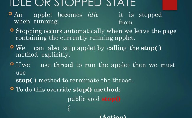 Applet Programming In Advance Java Programming | PPT