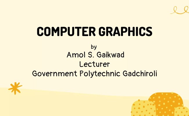 Unit-1 Basics Of Computer Graphics | PDF