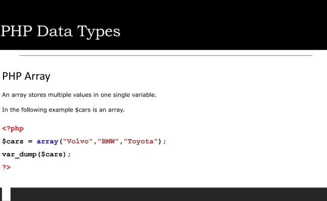 Introduction To Web Programming Using PHP | PPTX | Web Development ...