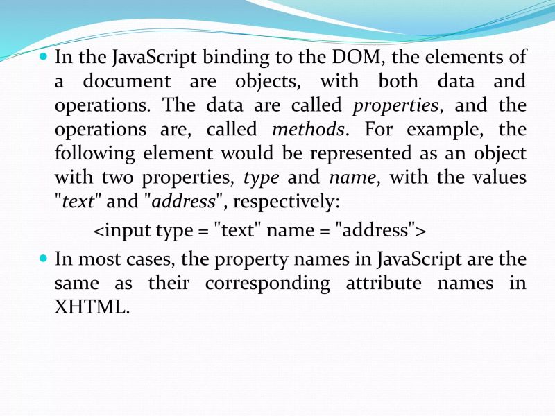 Unit Ii Java Script And Xhtml Documents And Dynamic Documents With Javascript Ppt - Best Vintage Pictures in High Resolution