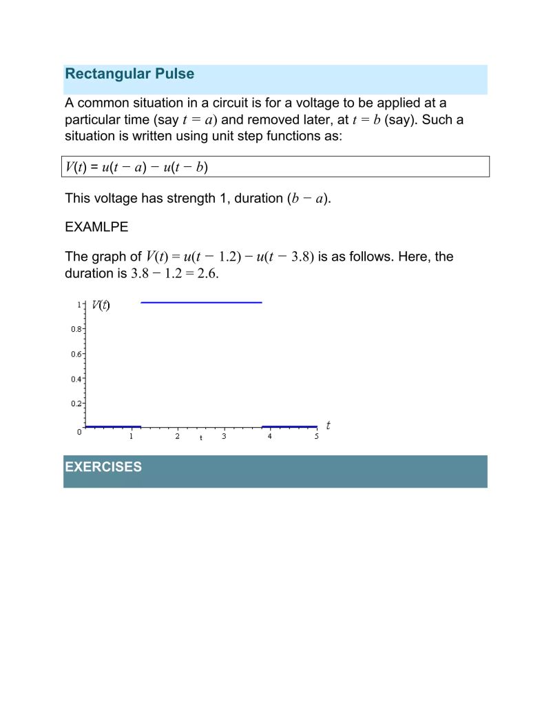 Unit Step Functions Pdf Summation Function Mathematics - Best Mountain Arts in Retina