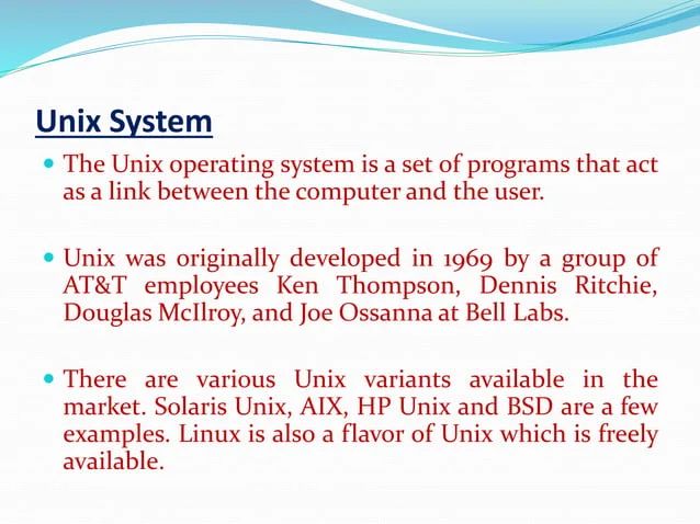 Unix Operating System Architecture With File Structure Pptx - Best Light Designs in High Resolution