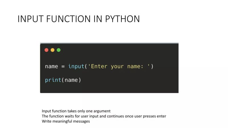 Part 8 Python Tutorial User Input In Python With Examples Ppt - Download Amazing Colorful Illustration | 8K
