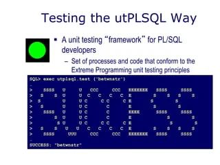 Pl Sql Utplsql Unit Test - Best Colorful Textures in Full HD