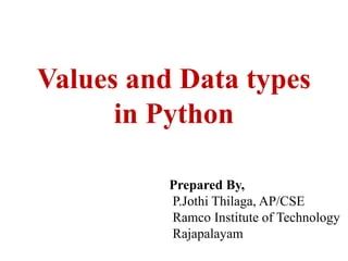 Python Chapter 2 Notes Values And Types Values The Basic Units Of - Dark Photo Collection - 8K Quality