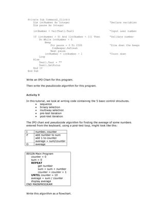 Github Culley Aidan Visualbasic Chapter 08 Visual Basic Programming - Colorful Art Collection - Desktop Quality