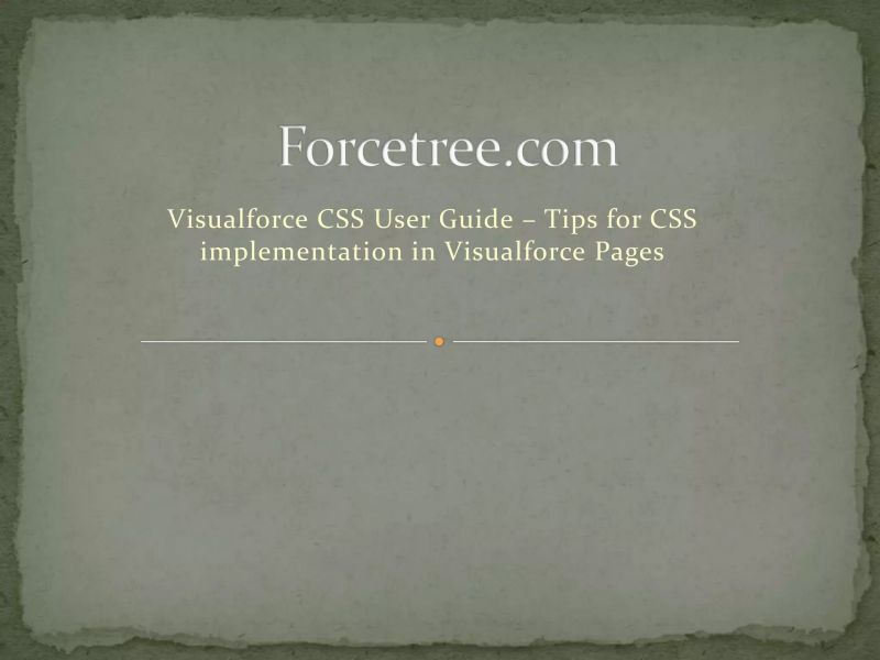 Visualforce Css Developer Guide By Forcetree Com Ppt - 4K Mountain Patterns for Desktop