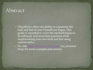 Visualforce Css Developer Guide By Forcetree Com Ppt - Download Artistic Minimal Photo | Ultra HD