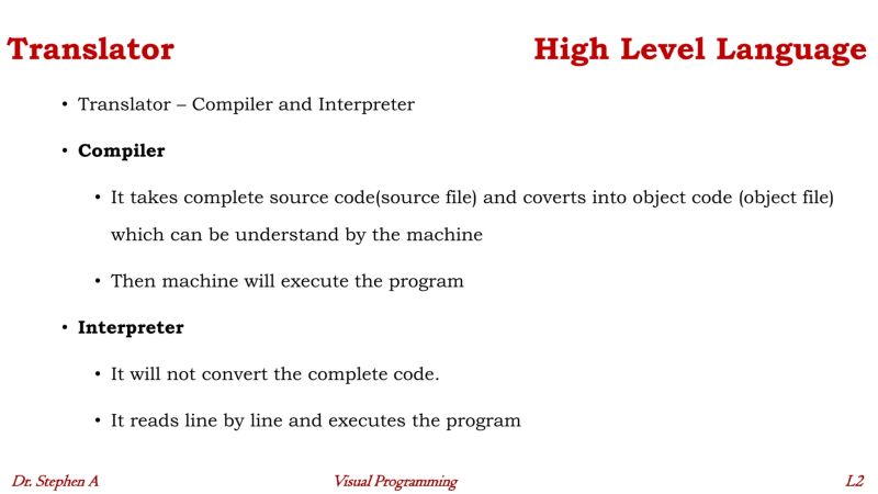 Visual Programming Lecture 2 Types Of Programming Languages Pdf - Premium Dark Design - Mobile