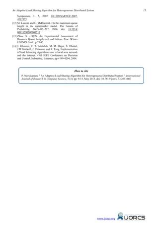 Pdf An Adaptive Load Sharing Algorithm For Heterogeneous Distributed System - Light Textures - Perfect HD Collection