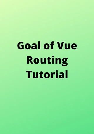 Vue Routing Tutorial Getting Started With Vue Router Pdf - Gradient Texture Collection - HD Quality