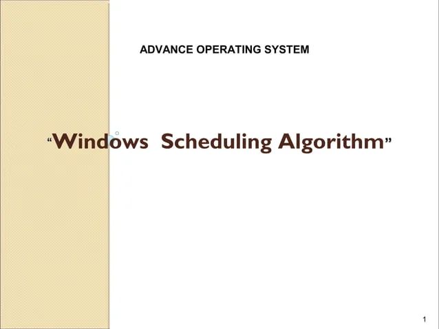 Window Scheduling Algorithm Ppt - Retina Gradient Images for Desktop