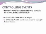 Working With Visual Basic Applications Pptx