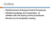 The Doping Control Process Pptx