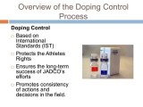 The Doping Control Process Pptx