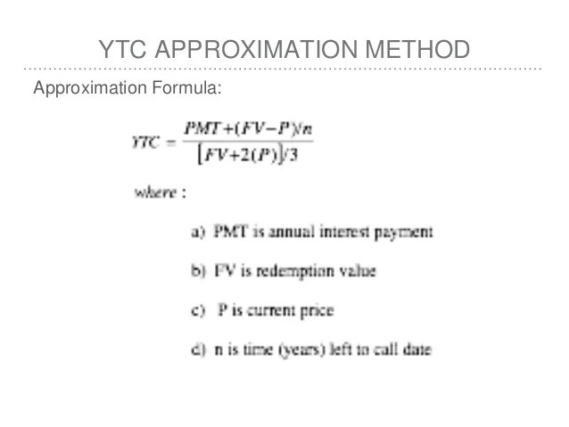 wallpapers Approximate Ytm Formula slideshare