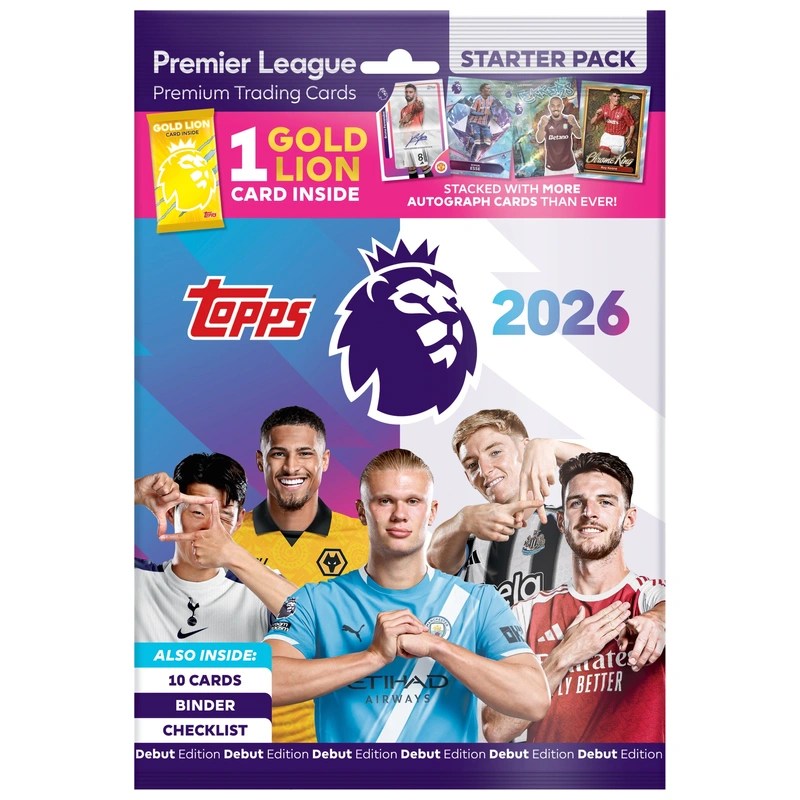 Topps Premier League Trading Card Game 2026 Debut Edition Starter Pack 251861.webp