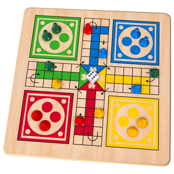 Deluxe wooden game house
