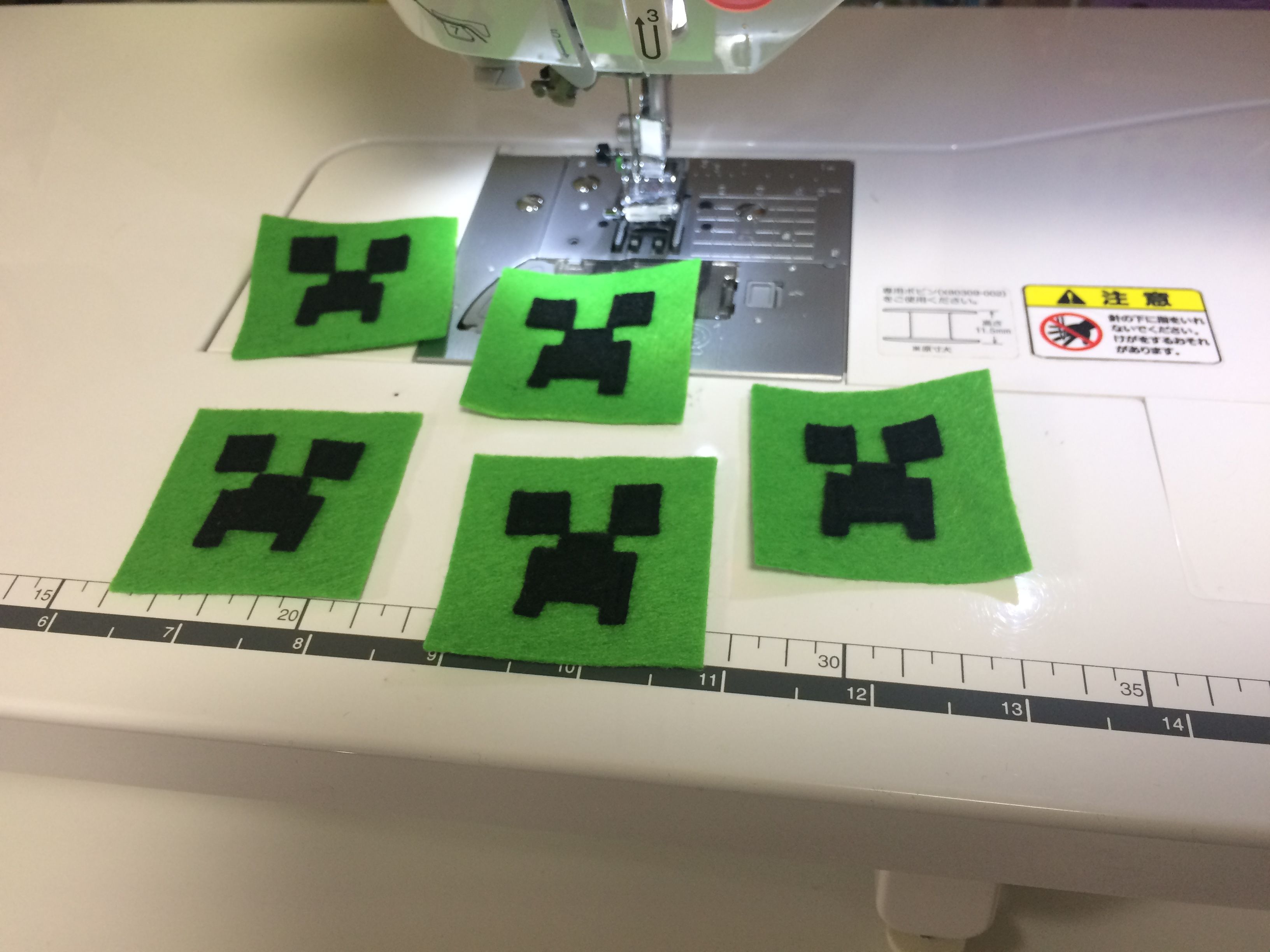 リクエストにお答えしてクリーパーワッペン作りました | Handmade-nikoのブログ - 楽天ブログ