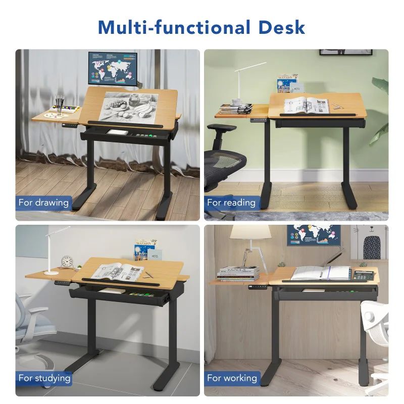 Height Adjustable Drafting Table Flexispot Adjustable Height Desk Height Adjustable - Minimal Design Collection - Retina Quality