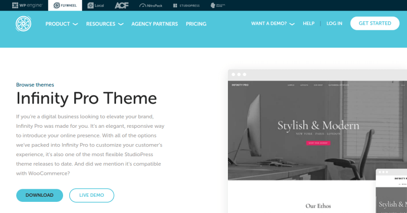 Flywheel Infinity Pro Theme - Mobile Light Pictures for Desktop