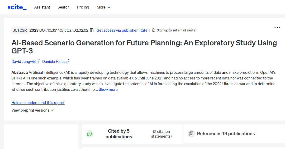 Scenario Thinking For Ai Future - Modern Vintage Design - HD