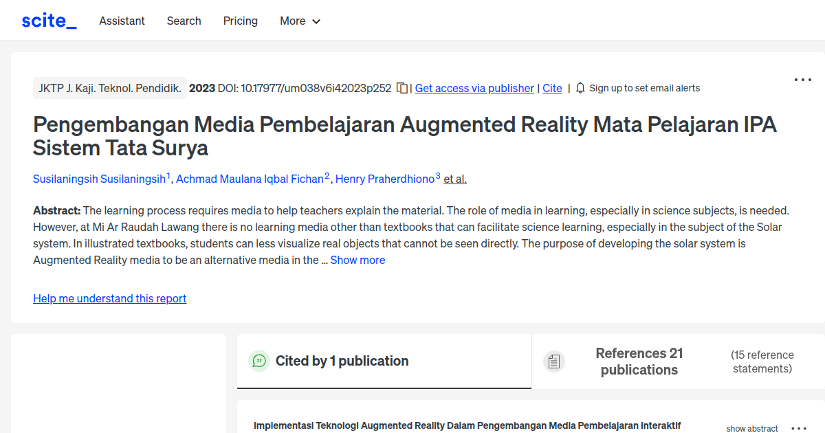 Pdf Developing Physics Learning Media Based On Augmented Reality To - Best City Pictures in Retina