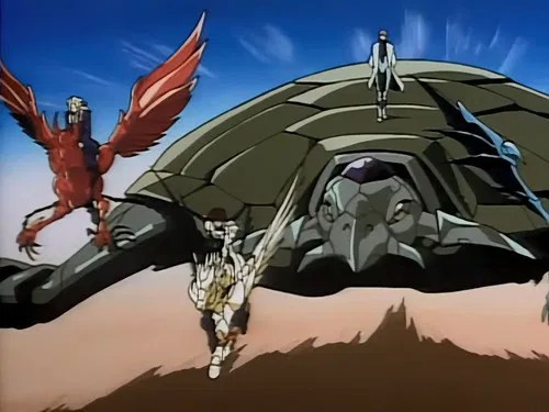 B't X, el Guerrero y su Máquina