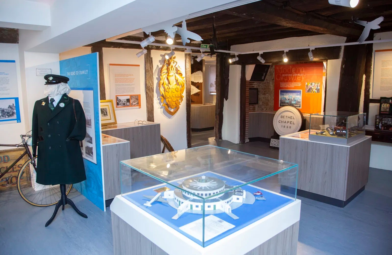 Down Memory Lane Crawley Museum - Vintage Texture Collection - Retina Quality