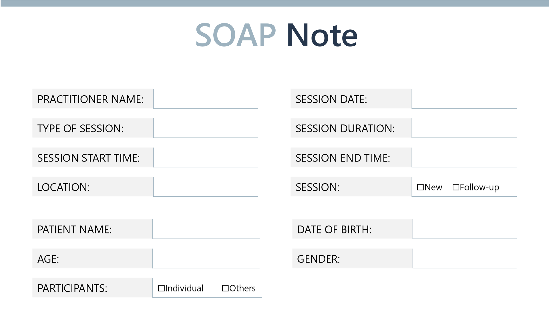 Soap Note Template For Effective Client Documentation Include - Space Art Collection - Desktop Quality