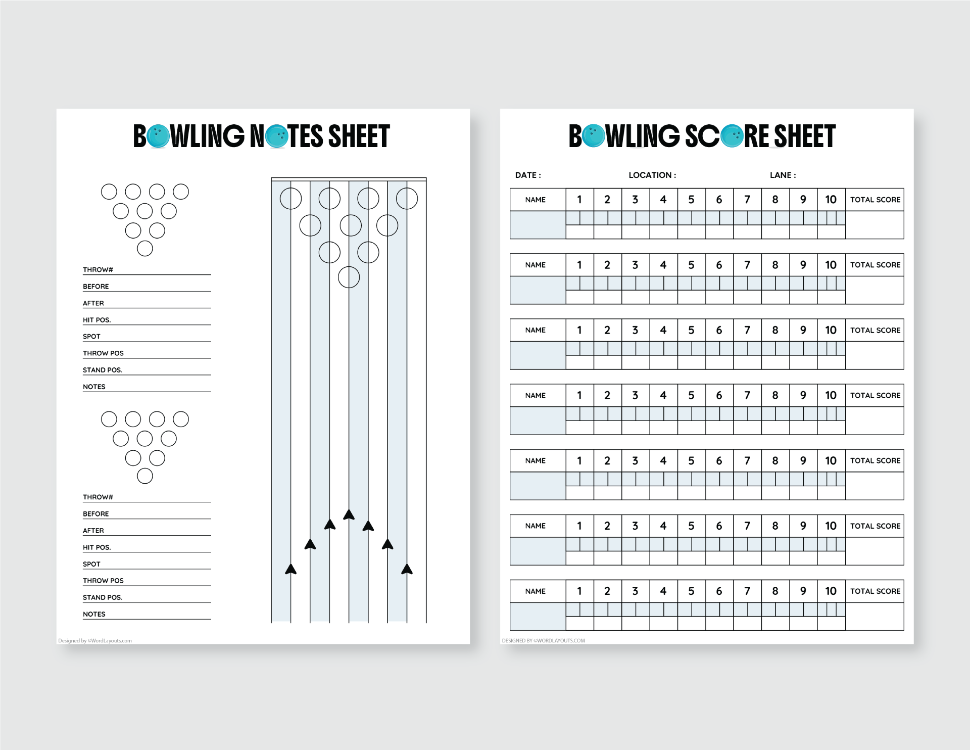 Bowling Pdf - Best Space Designs in Full HD