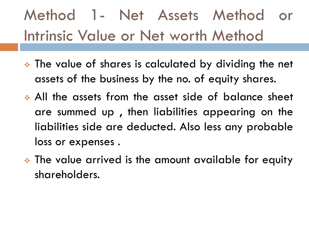 Net Asset Value Meaning Of Net Asset Value Meaning Of